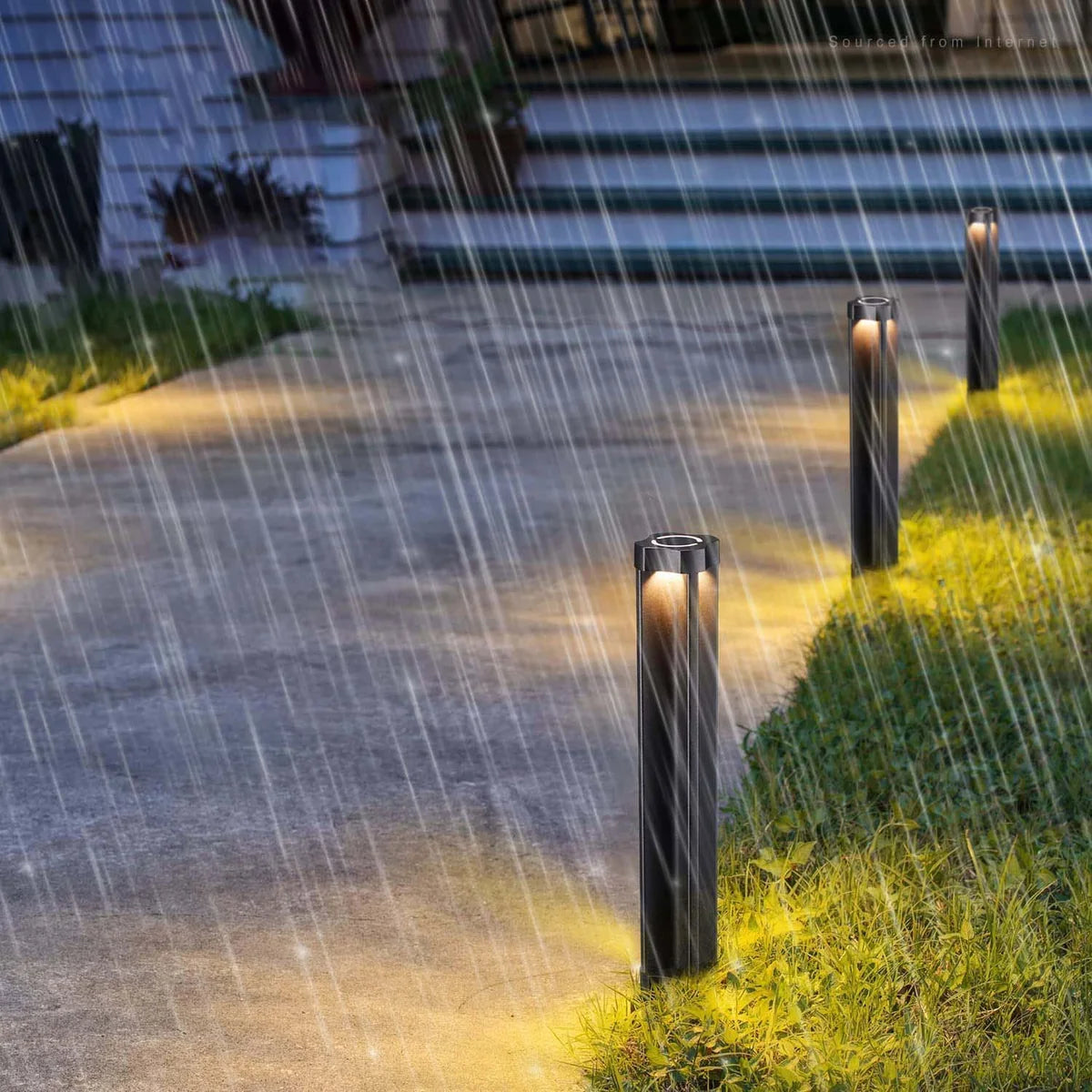 Bazz Luvia Outdoor LED Modern Landscape Kit, 6-pack