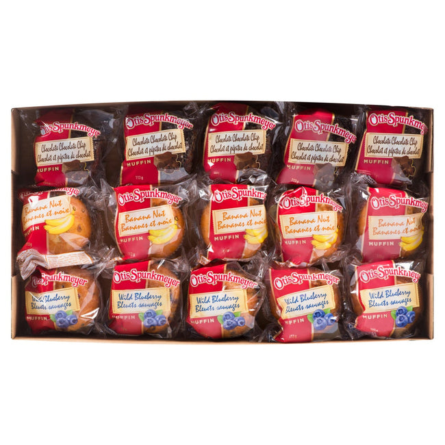 Otis Spunkmeyer Assorted Muffins, 15 × 113 g