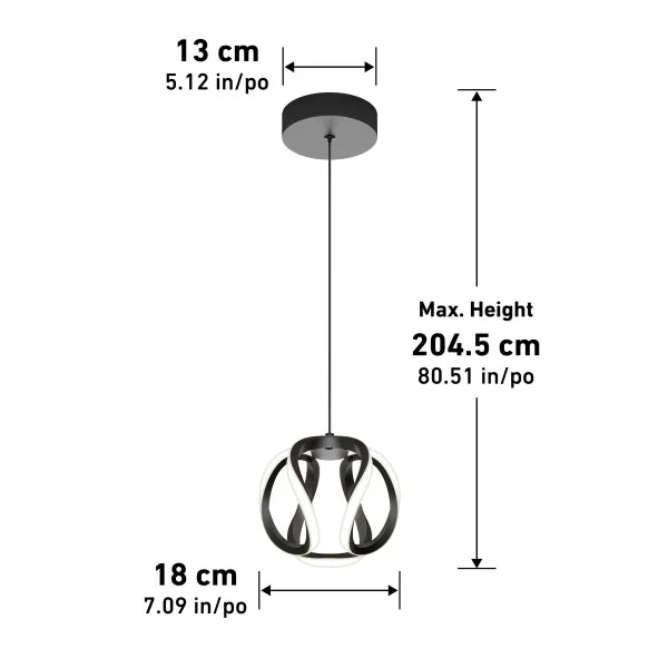 Artika Vivaldi 1-light Pendant Light