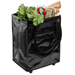 Clevermade Foldable Tote Bag With Wheels