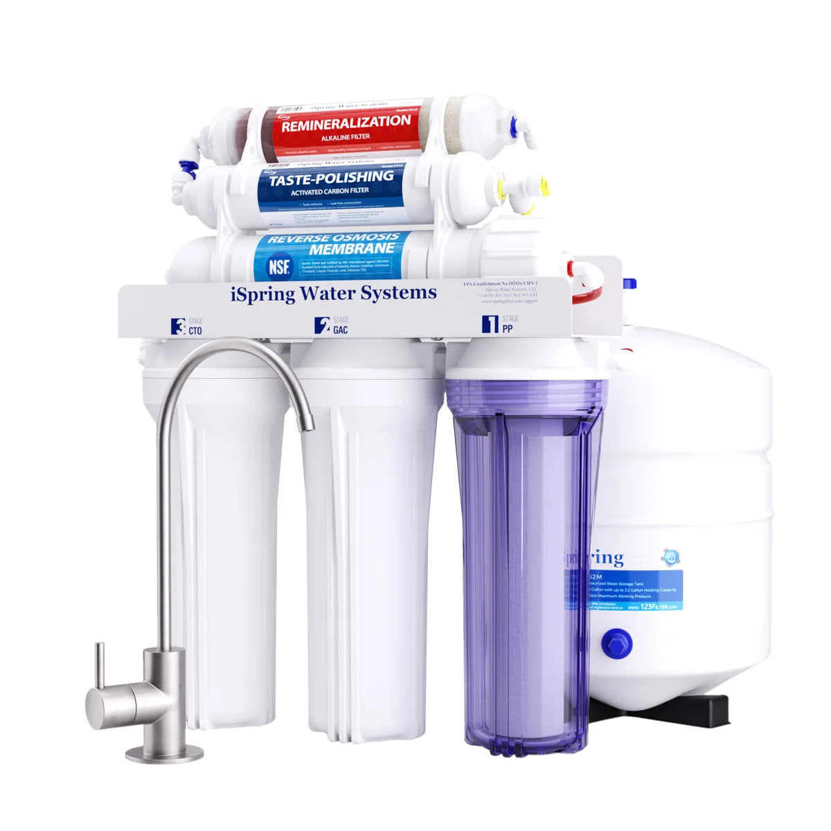 iSpring 6-stage Reverse Osmosis Water Filtration System