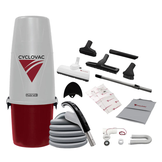 Cyclovac Nitro Max – ABS Central Vacuum with Turbo Air Powerhead – 700 Airwatts
