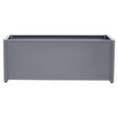Grapevine Commercial-Grade Aluminum Rectangular Outdoor Planter