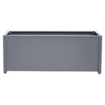 Grapevine Commercial-Grade Aluminum Rectangular Outdoor Planter