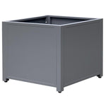 Grade Aluminum Square Outdoor Planter