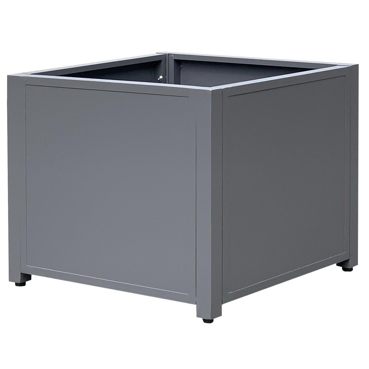 Grapevine Commercial-Grade Aluminum Square Outdoor Planter