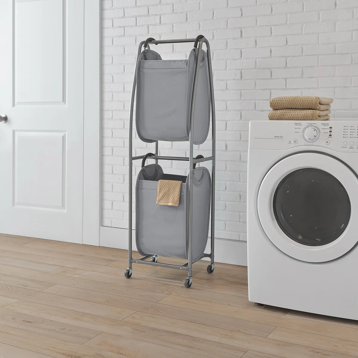 Neatfreak 2-Tier Rolling Vertical Laundry Sorter