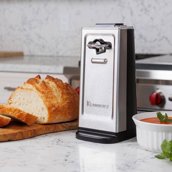 Kenmore Smooth Edge Electric Automatic Can Opener, Stainless Steel
