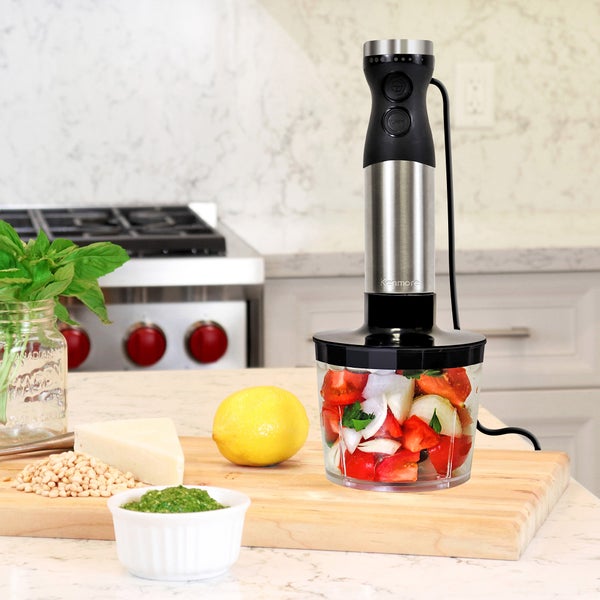 Kenmore Immersion Hand Blender with Food Chopper and Whisk