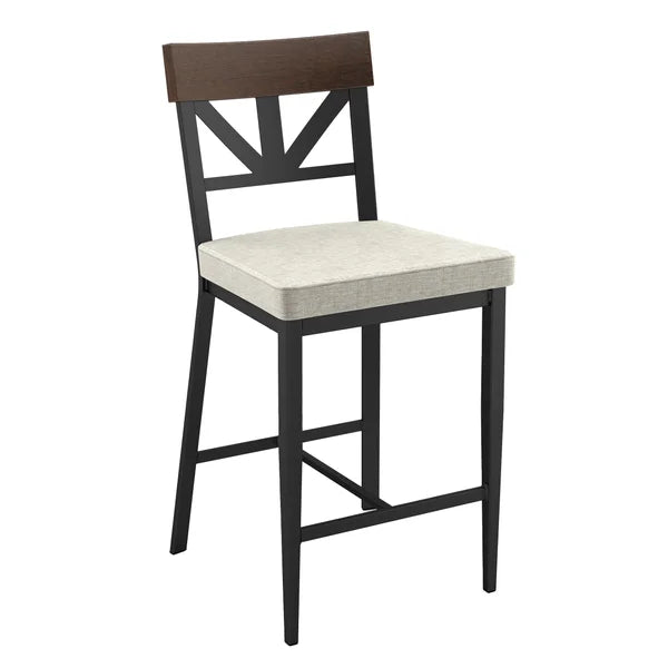 Amisco Clark Counter Stool with PVC Seat
