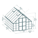 Canopia by Palram 10 ft. x 12 ft. Balance Hybrid Greenhouse