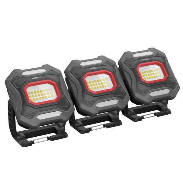 Infinity X1 2000 Lumen Worklight, 3-pack