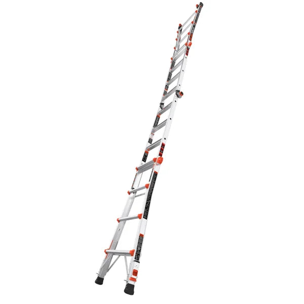 Little Giant MegaLite+ 18 ft. Multi-Position Aluminum Ladder With Levelers