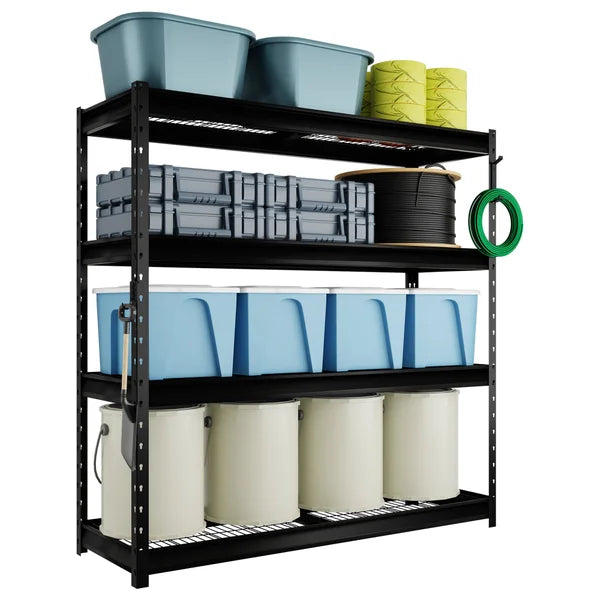 Atlas 4-Tier Heavy Duty Industrial/Garage Shelving