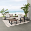 Trinity 4-piece Patio Sectional Conversation Set