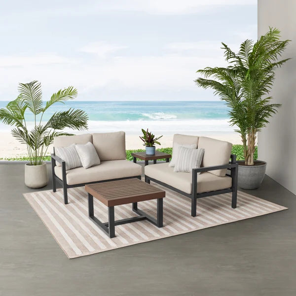 Trinity 4-piece Patio Sectional Conversation Set