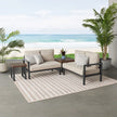 Trinity 4-piece Patio Sectional Conversation Set
