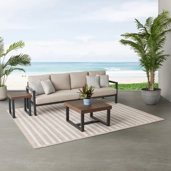 Trinity 4-piece Patio Sectional Conversation Set