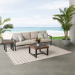 Trinity 4-piece Patio Sectional Conversation Set