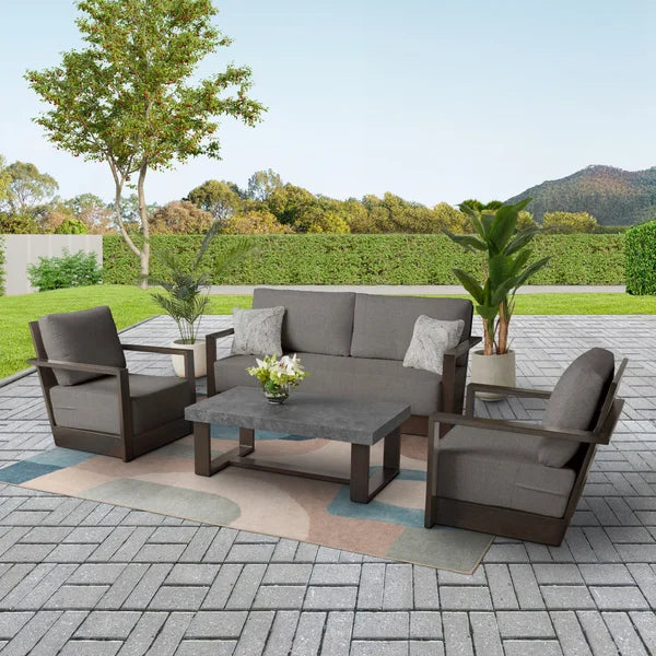 Bentley 4-piece Patio Conversation Set