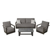 Bentley 4-piece Patio Conversation Set