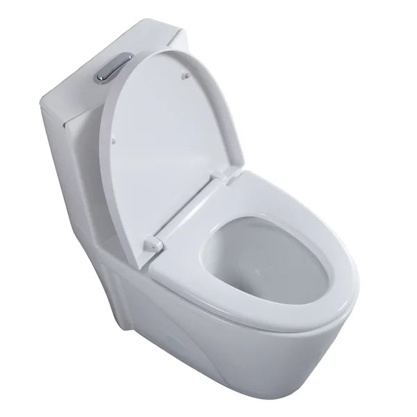 SERA Catania One-piece Dual Flush Toilet in White