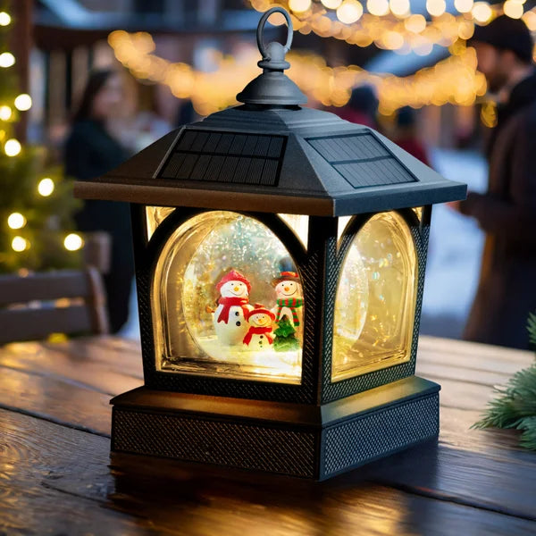 Classy Caps Solar Holiday Globe Lantern
