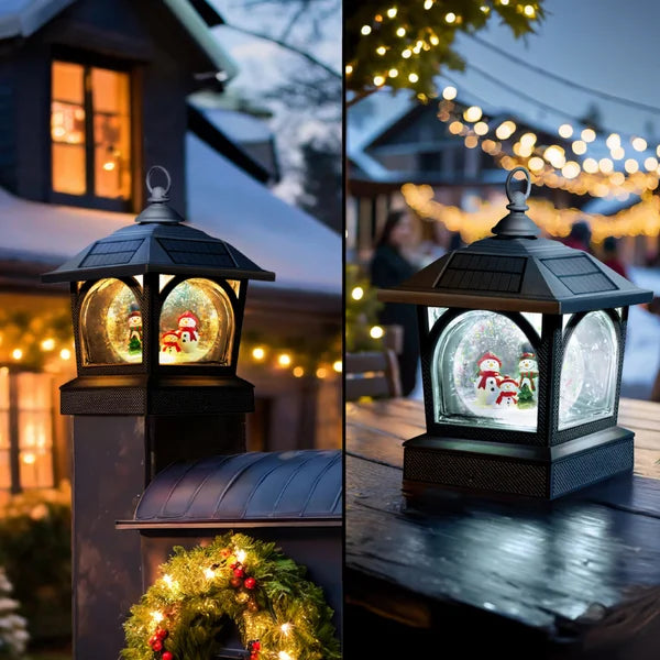 Classy Caps Solar Holiday Globe Lantern