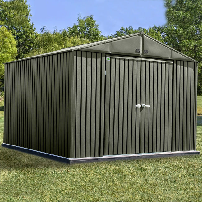 Scotts Lawn Care Storage Shed 10x10 Vintage Green