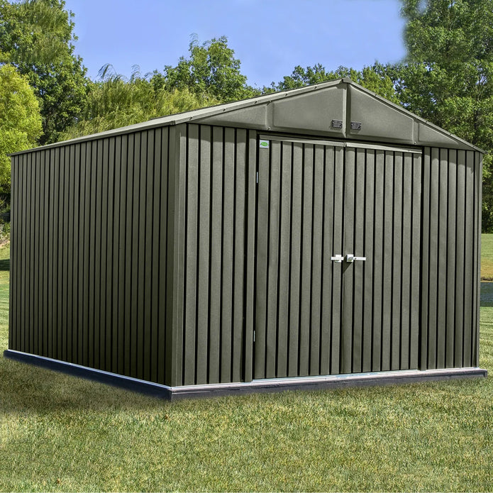 Scotts Lawn Care Storage Shed 10x10 Vintage Green