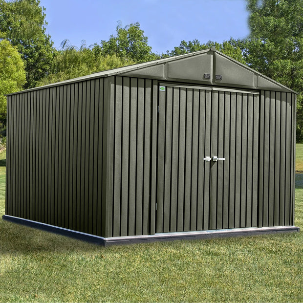 Scotts Lawn Care Storage Shed 10x10 Vintage Green