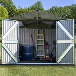 Scotts Lawn Care Storage Shed 10x10 Vintage Green