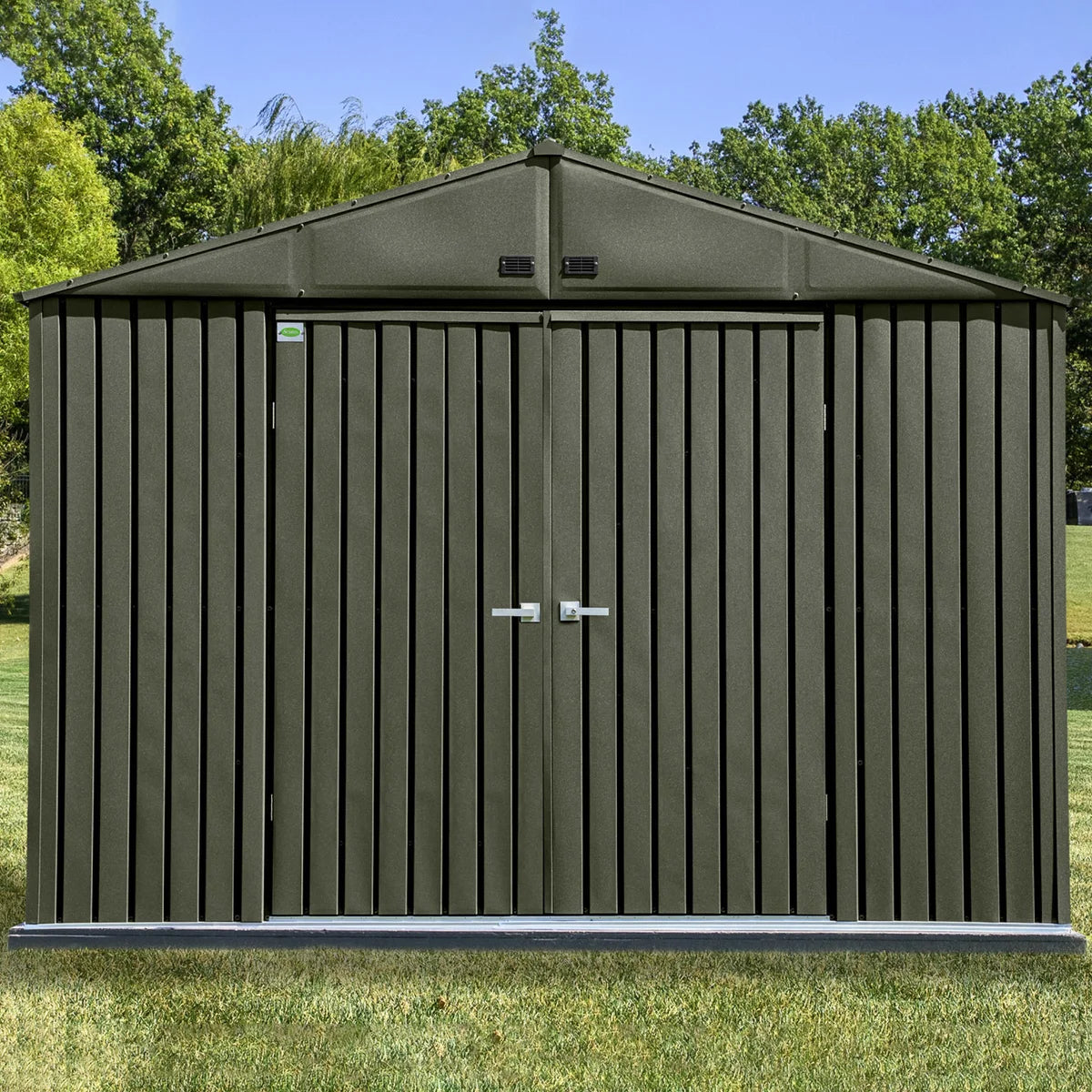 Scotts Lawn Care Storage Shed 10x10 Vintage Green