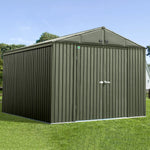 Scotts Lawn Care Storage Shed 10x10 Vintage Green