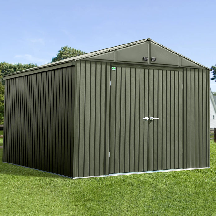 Scotts Lawn Care Storage Shed 10x10 Vintage Green