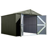 Scotts Lawn Care Storage Shed 10x10 Vintage Green