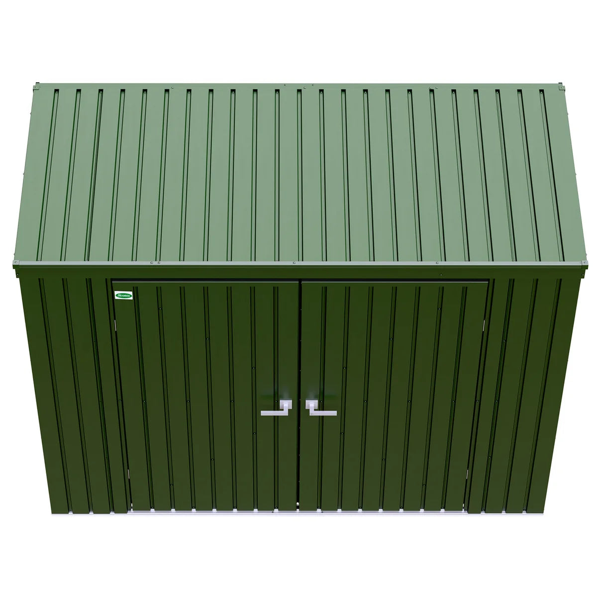 Scotts Garden Storage Shed 8 ft. × 5 ft. Vintage Green