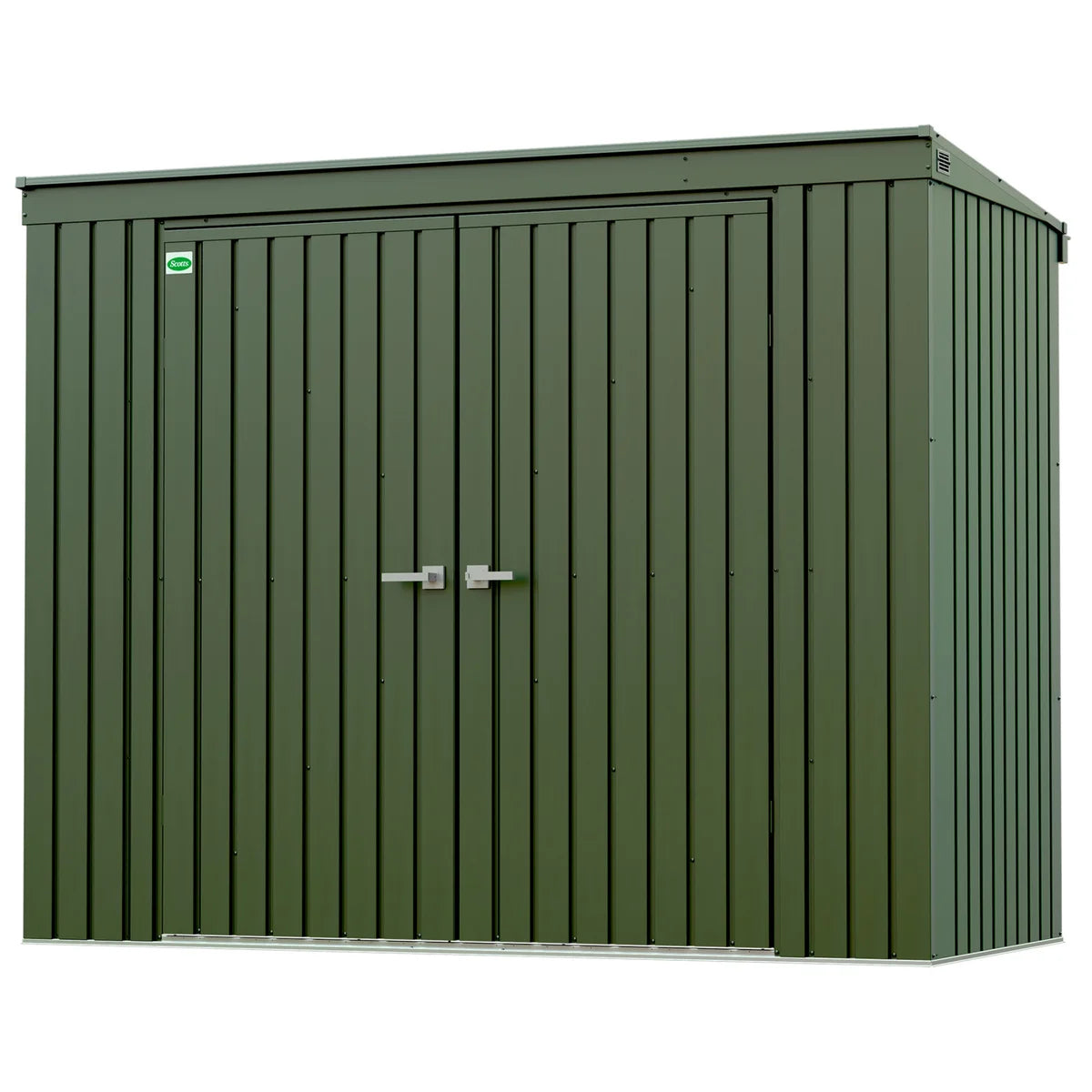 Scotts Garden Storage Shed 8 ft. × 5 ft. Vintage Green