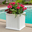 Cape Cod Square Self Watering Planter