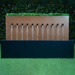 Fountain-Zinc Metal Rectangle with Planter