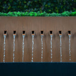 Fountain-Zinc Metal Rectangle with Planter