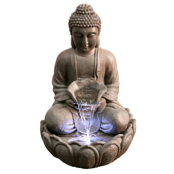Fountain - Buddha Sitting with LED
