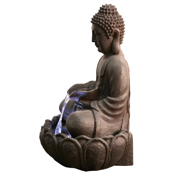 Fountain - Buddha Sitting with LED
