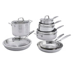 HENCKELS Legacy Stainless Steel Clad Cookware Set, 12-pieces