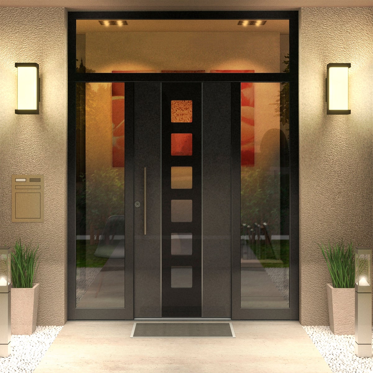 Atomi Smart Wi-Fi Quadrata Outdoor Wall Sconces (2-pack)