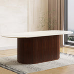 Alera Solid Quartz Dining Table, 218 cm (86 in.)
