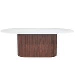 Alera Solid Quartz Dining Table, 218 cm (86 in.)