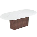 Alera Solid Quartz Dining Table, 218 cm (86 in.)