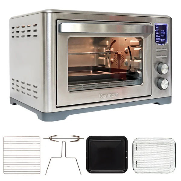 Kenmore 11- in-1 Digital Air Fryer Convection Toaster Oven with Rotisserie