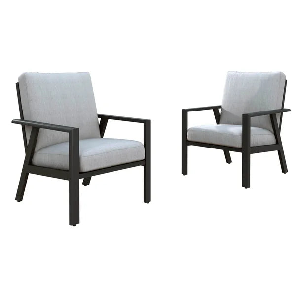 Starlight 4-piece Patio Conversation Set with Fire Table